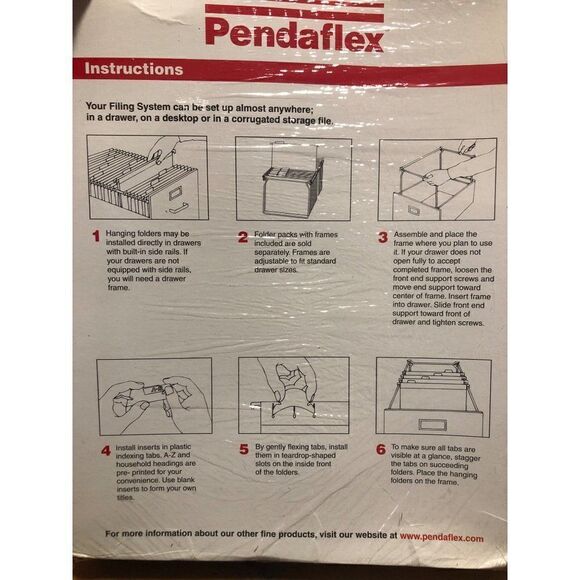 Vintage 12 Pendaflex 2" Capacity Box Bottom Hanging Folders New - Picture 4 of 4